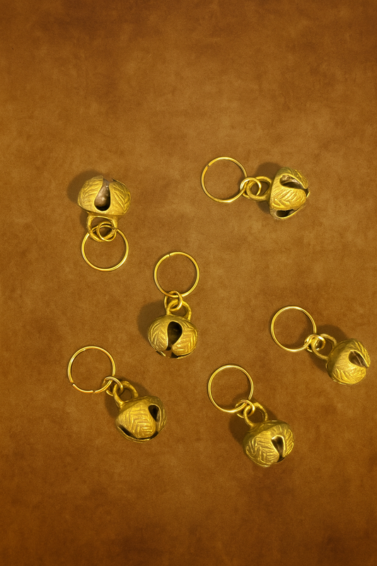 Spiritual Brass Bell Loc/Hair Jewelry