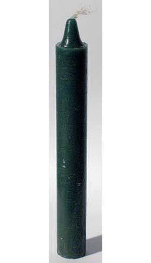Green Ritual Candle (One, 6")