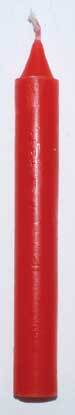 Red Ritual Candle (One, 6")