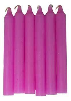 Pink Ritual Candles (Set of 6)
