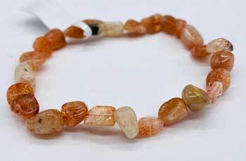 Sunstone gemstone bracelet