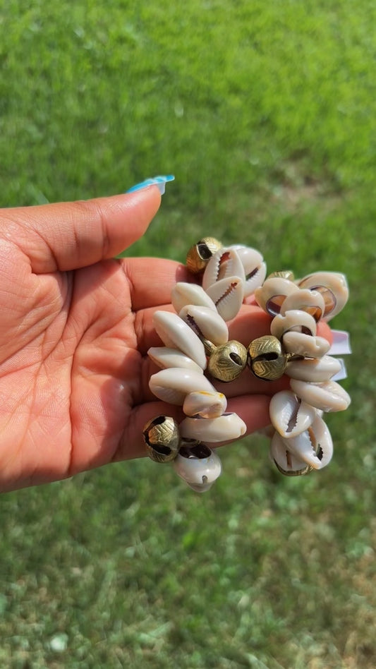 Cowrie Shells & Brass Bells