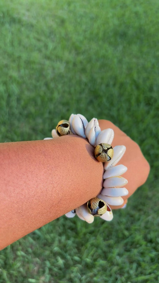 Cowrie Shells & Brass Bells