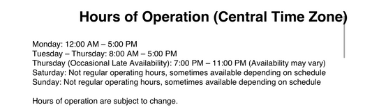 Choose Your Areas Of Focus Reading-Please Read Description!